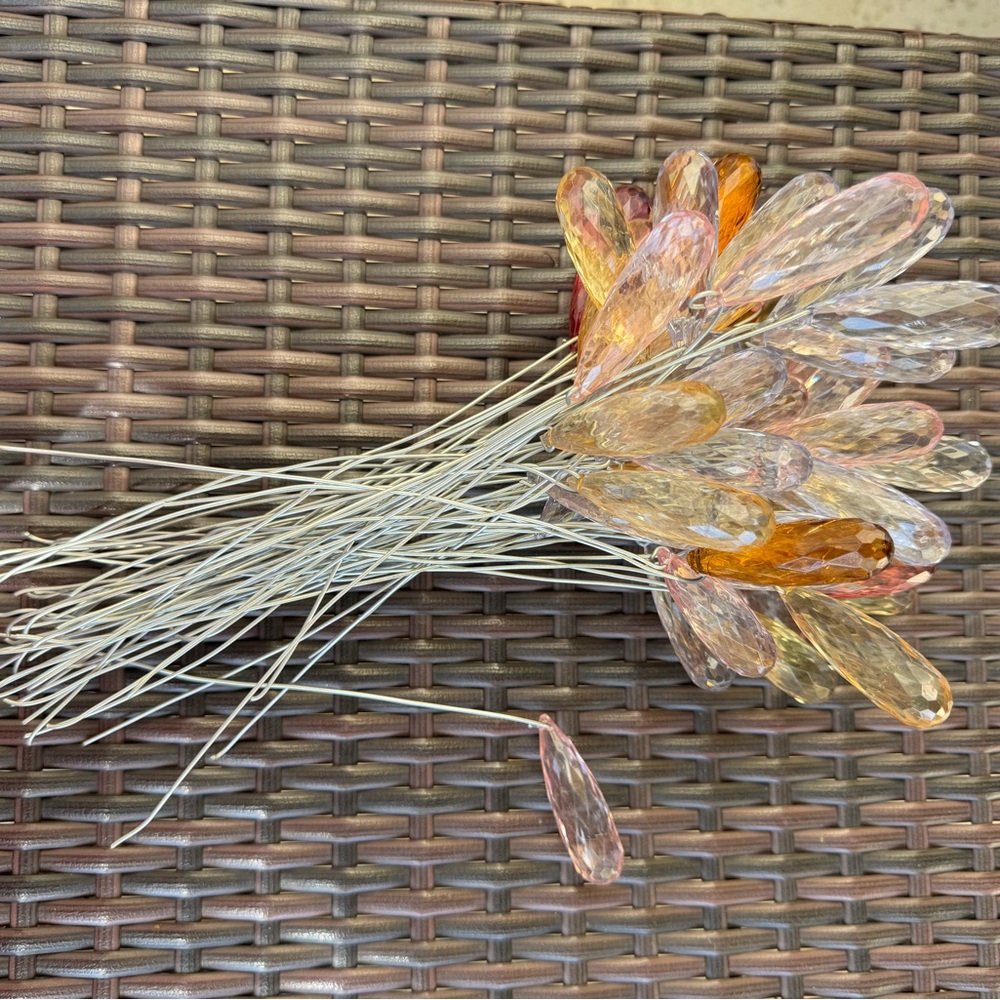 Colorful Glass Flower stems - Picture 3 of 3